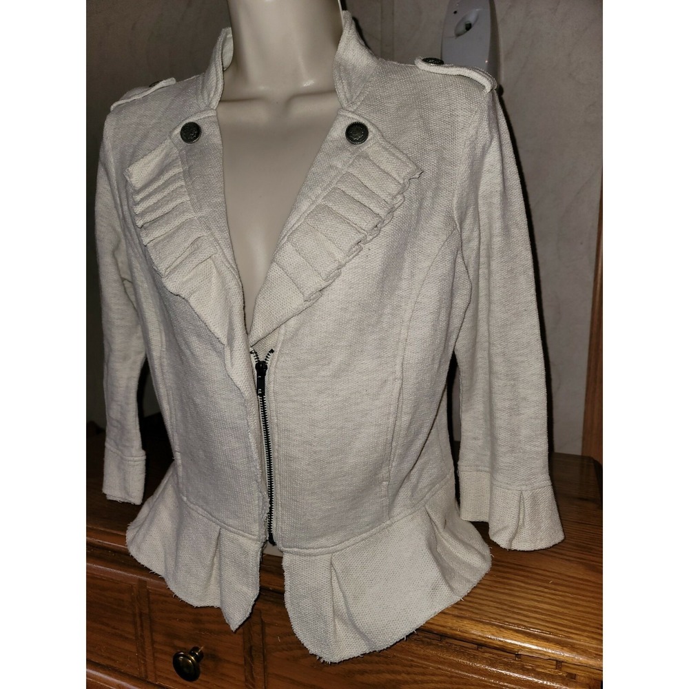 Women's‎ Size M DAYTRIP Cardigan Top Zip Front moto jacket style - Picture 7 of 8
